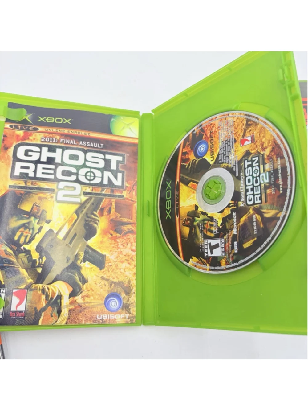 Xbox Game Lot JSRF Sega GT 2002 Tony Hawk Underground 2 Ghost Recon 2